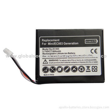 Quick charge mobile phone battery for iPod mini, 800mAh